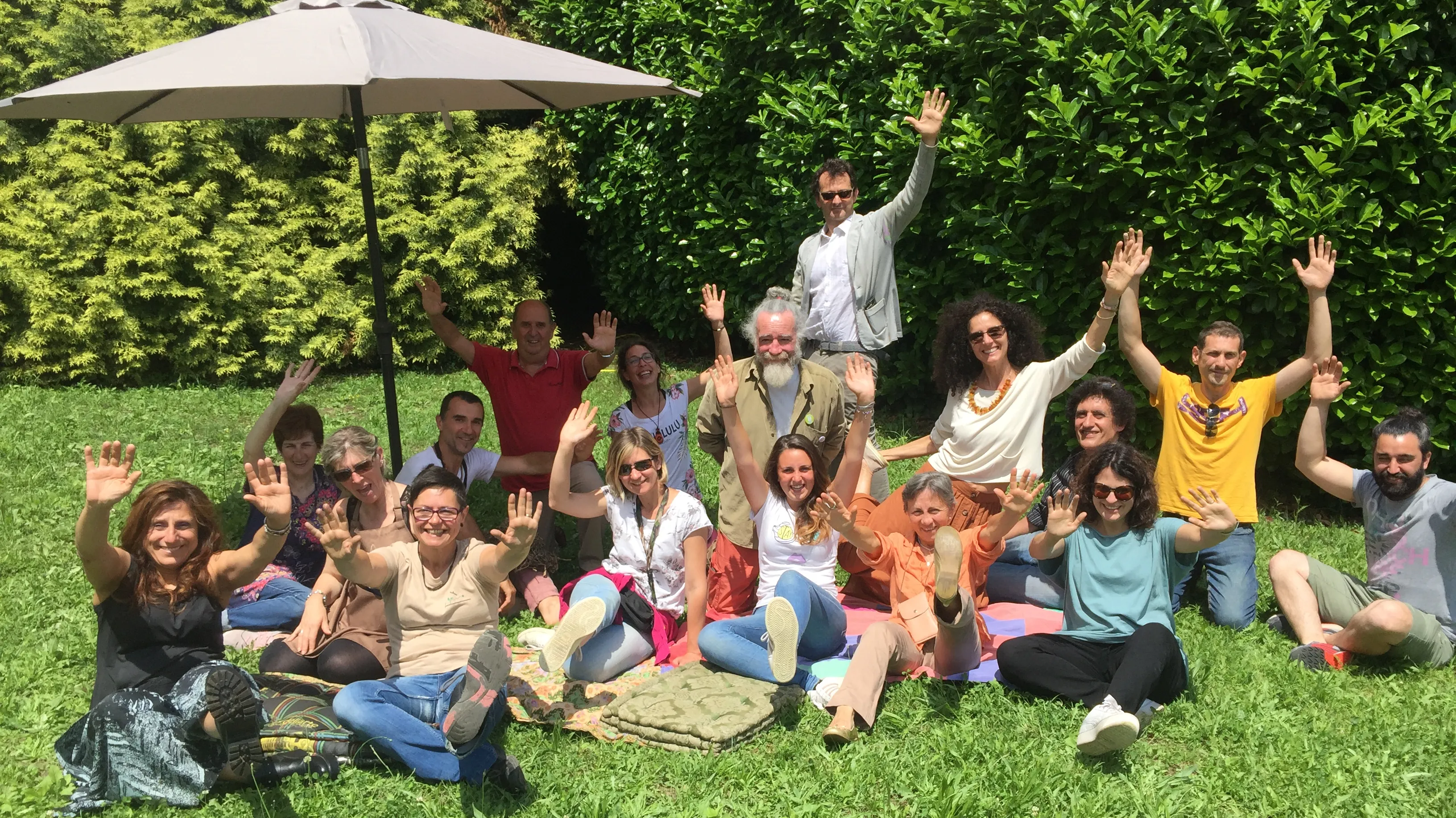 Saluto dal pic nic del mercatino