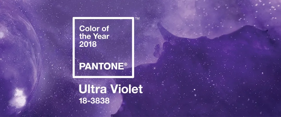 Pantone Color Of The Year 2018 Ultra Violet Banner