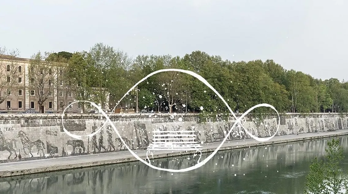 Terzo Paradiso A Piazza Tevere