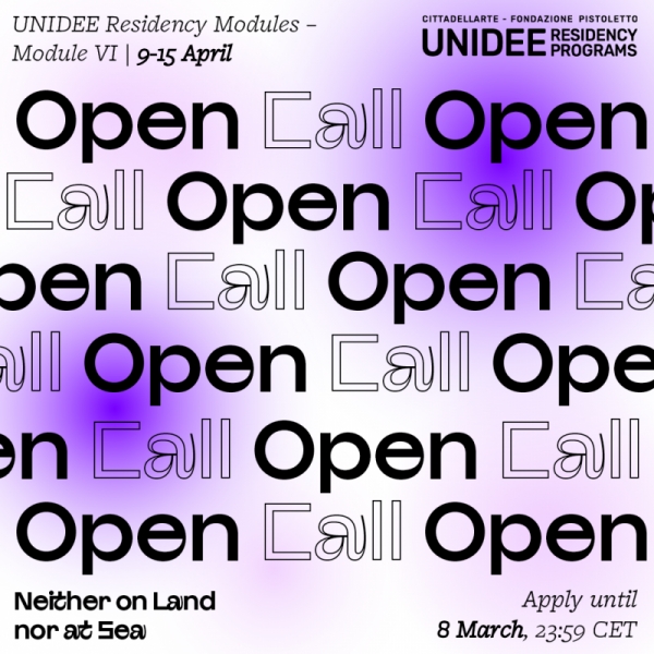 UNIDEE Residency Modules: NEITHER ON LAND NOR AT SEA - Module VI - Spring 2024  | open call & selected residents